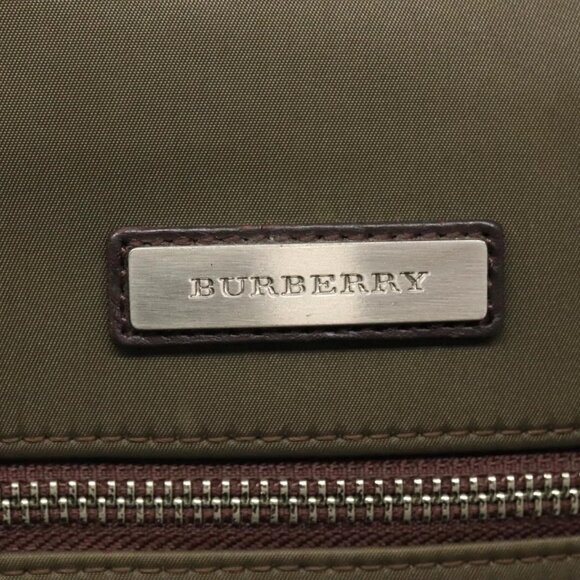 BURBERRY Shoulder Bag Nylon Khaki Auth ti2863 - Picture 13 of 16